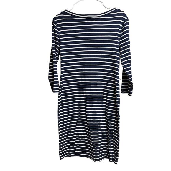 Ralph Lauren LRL Lauren Jeans Co Small Blue White Stripes Cotton Dress - Picture 9 of 9